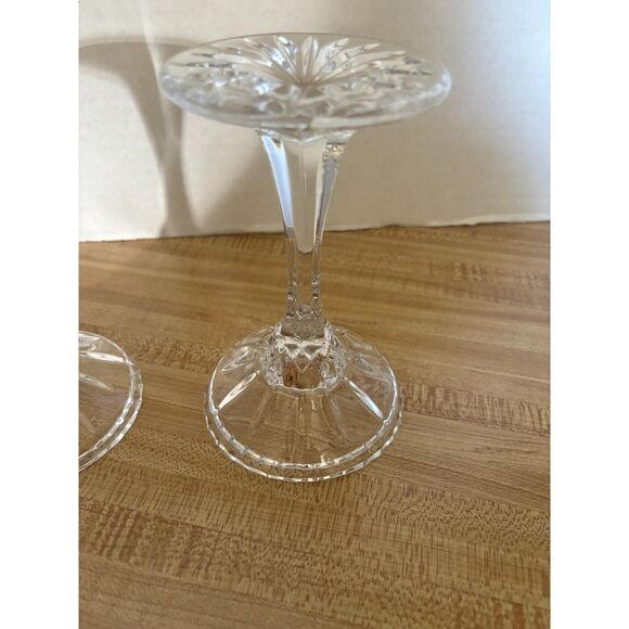 2 Nachtmann Bleikristal Candliere 6" Candle Stick Holders King Edward Pattern - Picture 5 of 15